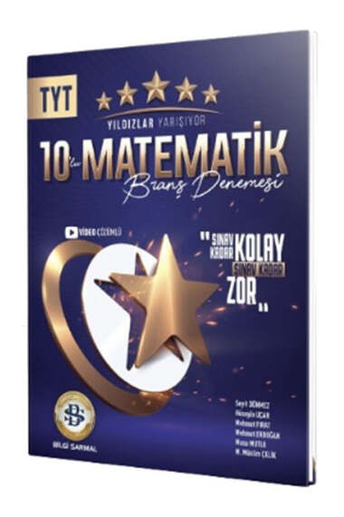 Bilgi Sarmal Yayınları 2024 TYT Matematik Yıldızlar Yarışıyor 10'lu Branş Denemesi - 1