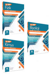 Bilgi Sarmal Yayınları 2025 9.Sınıf Fizik - Kimya - Biyoloji Soru Bankası Seti - Bilgi Sarmal Yayınları