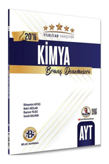 Bilgi Sarmal Yayınları AYT Kimya Yıldızlar Yarışıyor 20li Branş Denemesi - 1