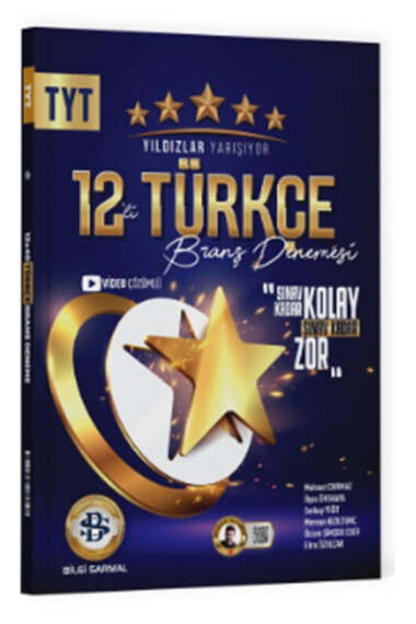 Yıldızlar Yarışıyor Yayınları TYT Türkçe 12 li Branş Denemesi - 1