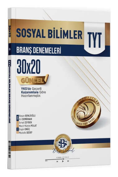 Bilgi Sarmal Yayınları 2026 TYT Sosyal Bilimler 30x20 Branş Denemeleri - 1