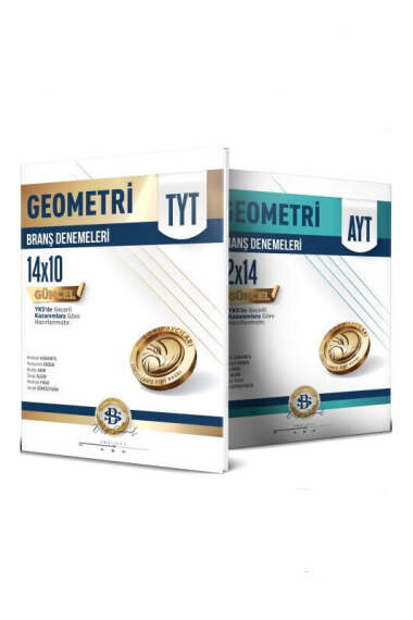 Bilgi Sarmal Yayınları 2026 TYT AYT Geometri 12 x 14 Branş Denemeleri - 1