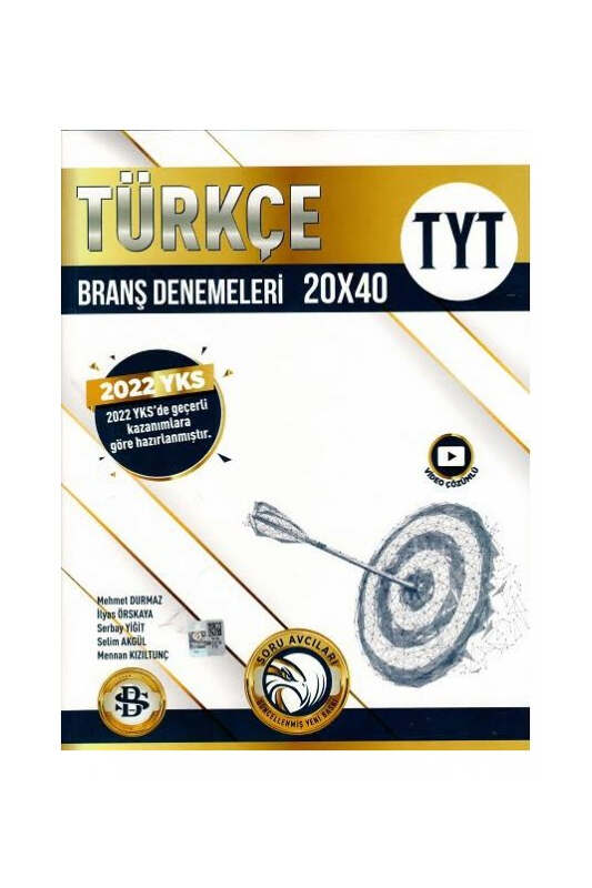 Bilgi Sarmal Yayınları TYT Türkçe 20 x 40 Branş Denemeleri
