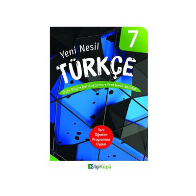 BilgiKüpü Yayınları 7. Sınıf Yeni Nesil Türkçe - 1