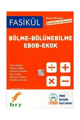 Birey Yayınları Sınavın Provası Çıkabilecek Sorular Fasikül Bölme Bölünebilme Ebob Ekok - 1