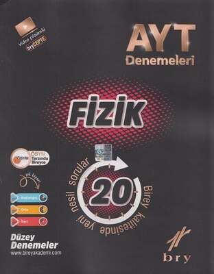 Birey Yayınları AYT Fizik 20 Deneme - 1