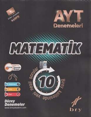 Birey Yayınları AYT Matematik 10 Deneme - 1