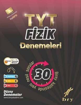 Birey Yayınları TYT Fizik 30 Deneme - 1