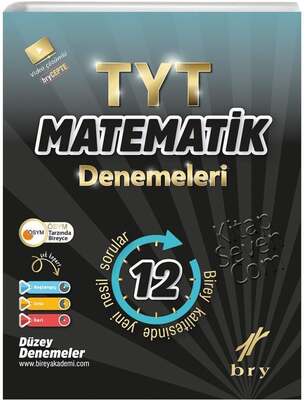 Birey Yayınları TYT Matematik 12 Li Denemeleri - 1