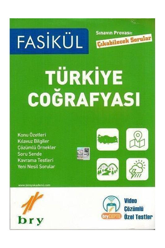 Birey Yayınları Sınavın Provası Çıkabilecek Sorular Fasikül Türkiye Coğrafyası