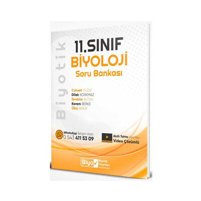 Biyotik Yayınları 11. Sınıf Biyoloji Soru Bankası - 1