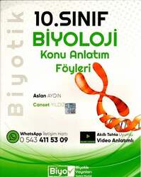 Biyotik Yayınları - Biyotik Yayınları 10. Sınıf Biyoloji Konu Anlatım Föyleri