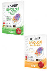 Biyotik Yayınları 2025 9.Sınıf Biyoloji Konu Anlatım Föyleri ve Soru Bankası Seti - Biyotik Yayınları