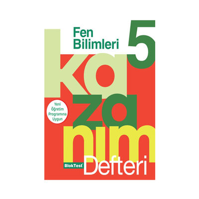 ​Bloktest Yayınları 5. Sınıf Fen Bilimleri Kazanım Defteri - 1