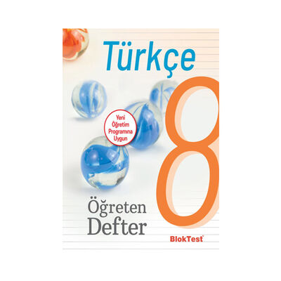 ​Bloktest Yayınları 8. Sınıf Türkçe Öğreten Defter - 1