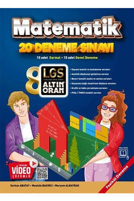 Altın Oran 8. Sınıf LGS Matematik Tamamı Video Çözümlü 20 Deneme - 1