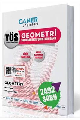 Caner Yayınları YÖS Geometri Soru Bankası - 1