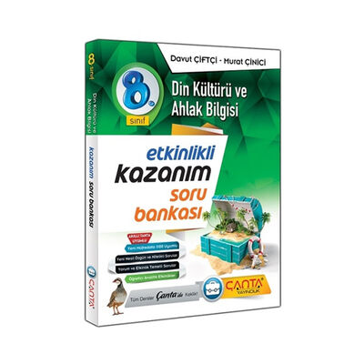 Çanta Yayınları 8.Sınıf Din Kültürü ve Ahlak Bilgisi Kazanım Soru Bankası - 1