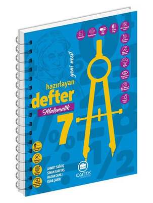Çanta Yayınları 7.Sınıf Matematik Okula Yardımcı Hazırlayan Defter - 1