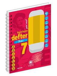 Çanta Yayınları - Çanta Yayınları 7.Sınıf Türkçe Okula Yardımcı Hazırlayan Defter