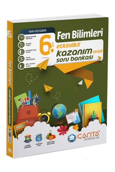 Çanta Yayınları 6.Sınıf Fen Bilimleri Etkinlikli Kazanım Soru Bankası - 1