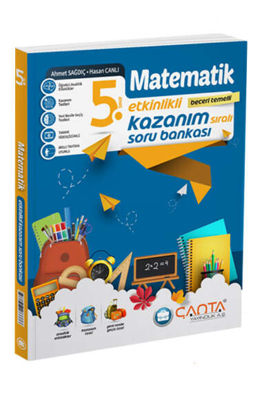 Çanta Yayınları 5.Sınıf Matematik Etkinlikli Kazanım Soru Bankası - 1