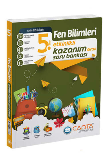 Çanta Yayınları 5.Sınıf Fen Bilimleri Etkinlikli Kazanım Soru Bankası - 1