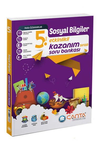 Çanta Yayınları 5.Sınıf Sosyal Bilgiler Etkinlikli Kazanım Soru Bankası - 1