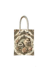 Çantasepette Persian Vintage Temalı Fermuarlı Günlük Kullanım Bez Çanta - Çantasepette