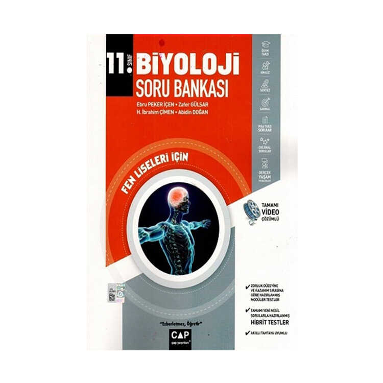 Çap Yayınları 11. Sınıf Biyoloji Fen Lisesi Soru Bankası