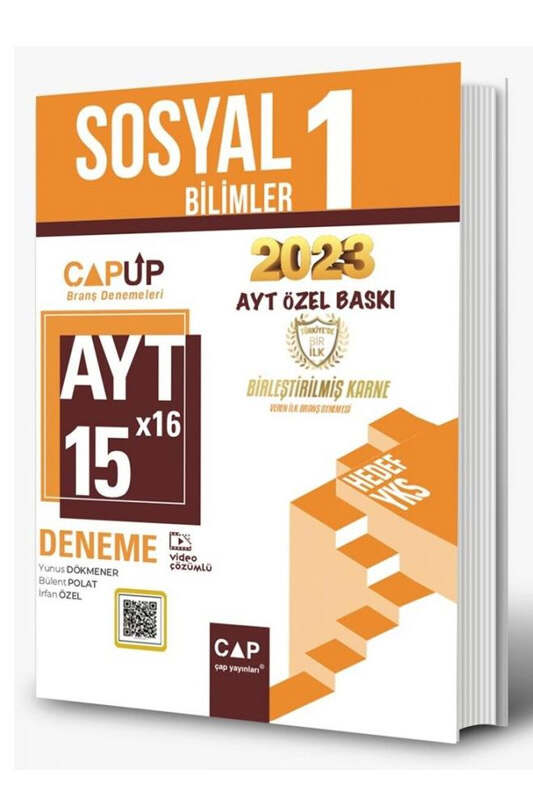 Çap Yayınları 2023 AYT Sosyal Bilimler 1 15x16 Up Deneme