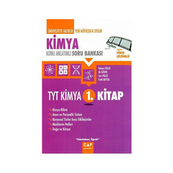 Çap Yayınları - Çap Yayınları TYT Kimya Konu Anlatımlı Soru Bankası 1. Kitap