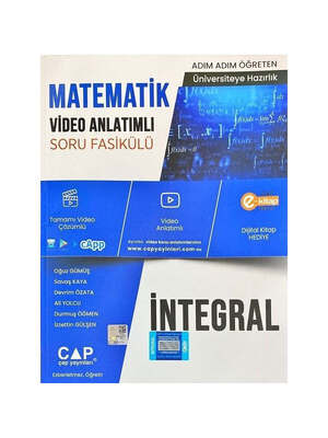 Çap Yayınları Matematik Fasikülleri İntegral Konu Anlatımlı Soru Bankası - 1