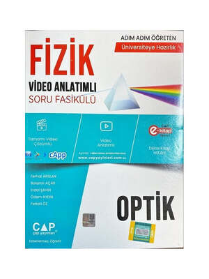 Çap Yayınları Fizik Optik Konu Anlatımlı Soru Bankası - 1