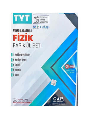 Çap Yayınları TYT Fizik Seti - 1