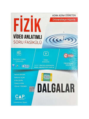 Çap Yayınları Fizik Dalgalar Konu Anlatımlı Soru Bankası - 1