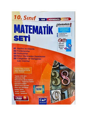 Çap Yayınları 10. Sınıf Anadolu Matematik Seti - 1