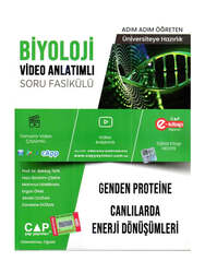 Çap Yayınları - Çap Yayınları Üniversiteye Hazırlık Biyoloji Genden Proteine Canlılarda Enerji Dönüşümleri Konu Anlatımlı Soru Bankası