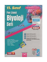 Çap Yayınları 11. Sınıf Biyoloji Fen Lisesi Seti - Çap Yayınları
