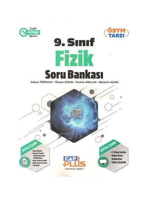 Çap Yayınları 9. Sınıf Anadolu Lisesi Fizik Plus Soru Bankası - 1