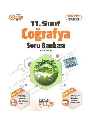 Çap Yayınları 11. Sınıf Anadolu Coğrafya Soru Bankası - 1