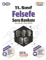 Çap Yayınları - Çap Yayınları 11. Sınıf Anadolu Felsefe Plus Soru Bankası