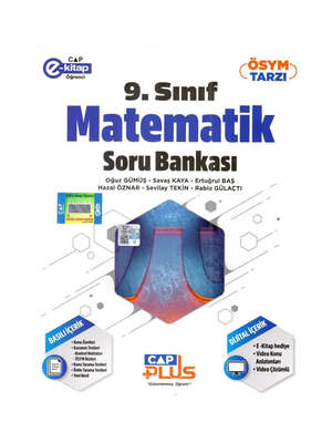 Çap Yayınları 9. Sınıf Anadolu Lisesi Matematik Plus Soru Bankası - 1