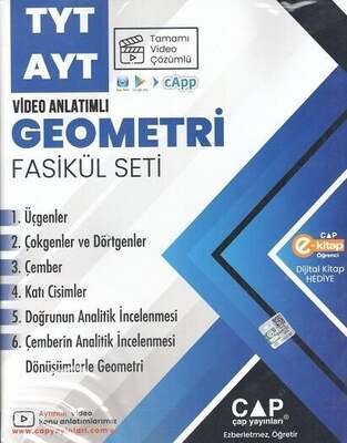 Çap Yayınları 2023 TYT AYT Geometri Seti - 1