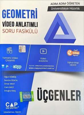 Çap Yayınları Üniversite Hazırlık Geometri Konu Anlatımlı Soru Fasikülü - 1