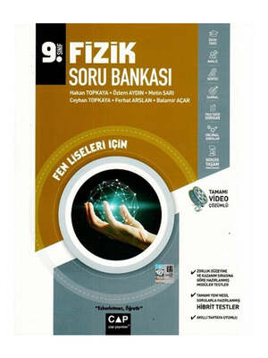 Çap Yayınları 9. Sınıf Fen Lisesi Fizik Soru Bankası - 1