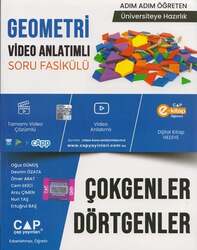 Çap Yayınları - Çap Yayınları Üniversiteye Hazırlık Geometri Çokgenler ve Dörtgenler
