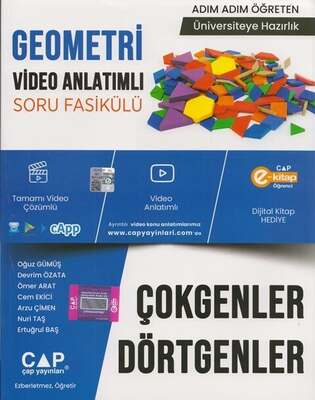 Çap Yayınları Üniversiteye Hazırlık Geometri Çokgenler ve Dörtgenler - 1