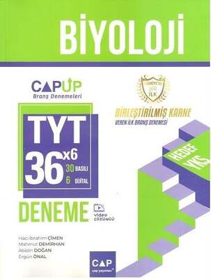 Çap Yayınları TYT Biyoloji 30 x 6 Up Deneme - 1