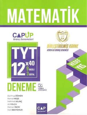 Çap Yayınları TYT Matematik 9 x 3 Up Deneme - 1